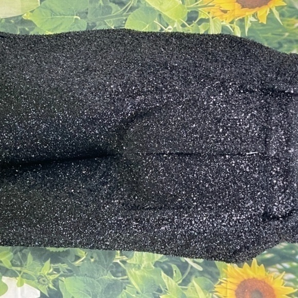 EXPRESS Black Tinsel Bermuda Shorts 4 - Picture 5 of 14